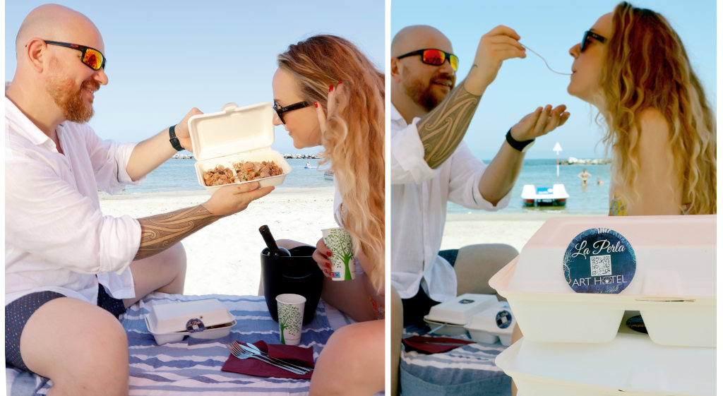 pranzo in spiaggia